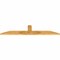 Ekena Millwork Portland Rough Sawn Timber Gable Bracket, Western Red Cedar, 60"W x 12"H x 2"D x 4"F, 5/12 Pitch GBW060X12X0204POR00RWR - alternate 3